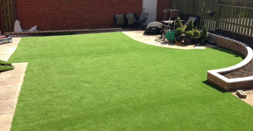 artificial grass cleaning